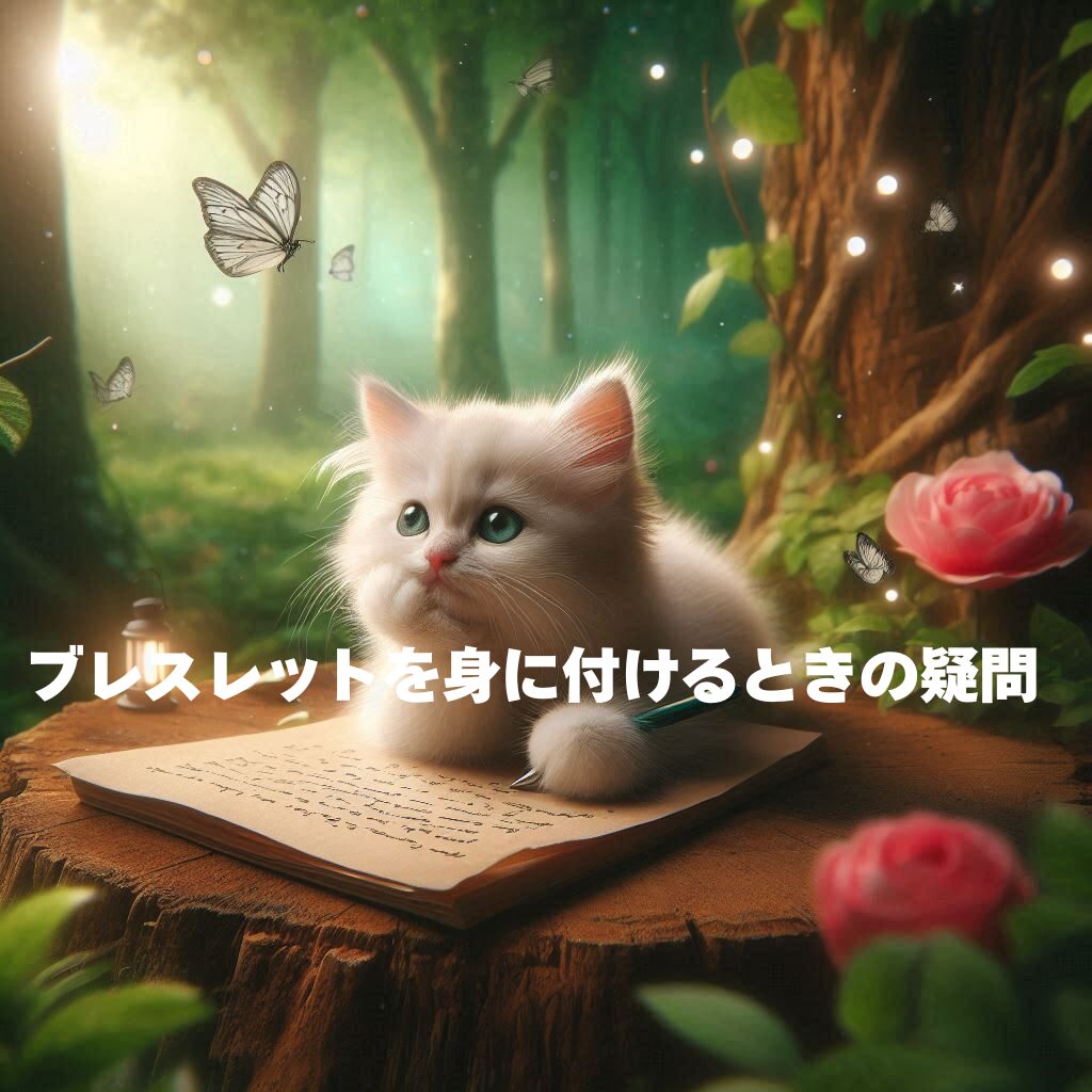 ブレスレットを身に付けるときの疑問