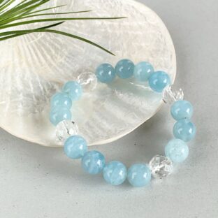 アクアマリン　ブレスレット