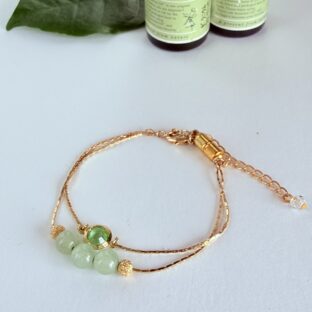 アベンチュリン　2連ブレスレット