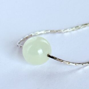 ホワイトムーンストーン　ネックレス　