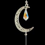 月形チャームと七色カラーが輝くサンキャッチャー/三日月部分