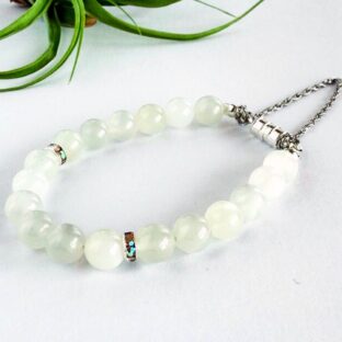 6月誕生石＊ホワイトムーンストーンブレスレット