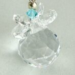 ミニサンキャッチャーのフラワーオブライフ　キーホルダー/サンキャッチャー部分