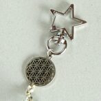 ミニサンキャッチャーのフラワーオブライフ　キーホルダー/パーツ部分