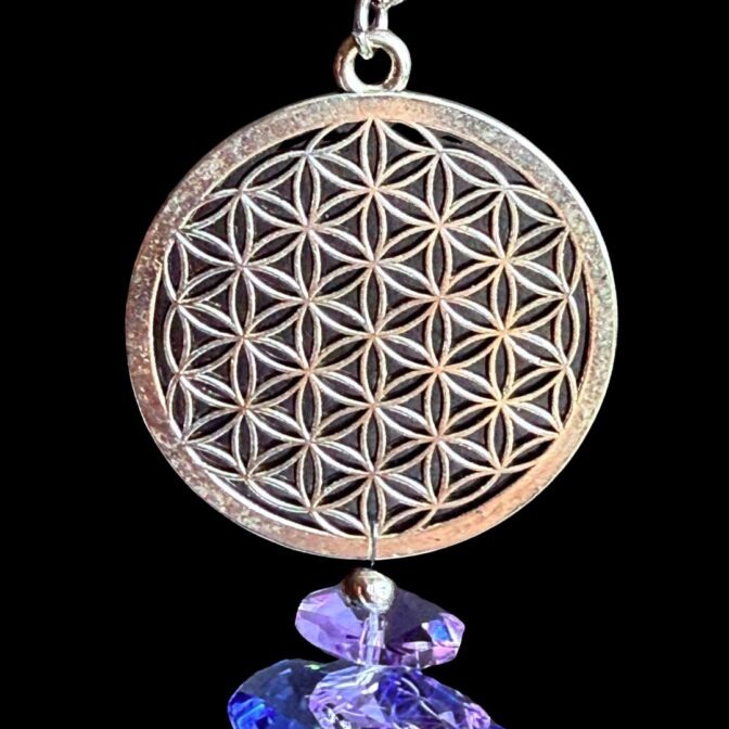 フラワーオブライフメタルチャーム