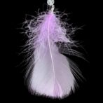 ドリームキャッチャー/紫の羽根