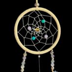 ドリームキャッチャー/4ターコイズ・アメジスト・シトリン拡大写真