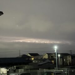 UFOを見てしまいました!!